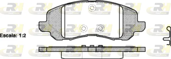 Brake Pad Set, disc brake (2804.20)