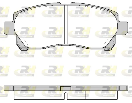 Brake Pad Set, disc brake (21308.00)