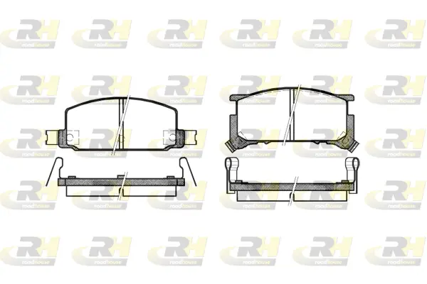 Brake Pad Set, disc brake (2109.34)