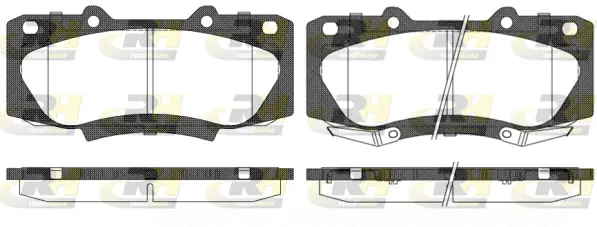 Brake Pad Set, disc brake (21468.02)