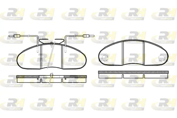 Brake Pad Set, disc brake (2048.12)
