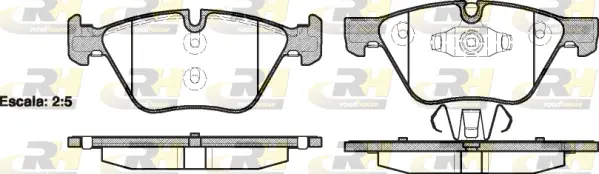 Brake Pad Set, disc brake (21052.10)