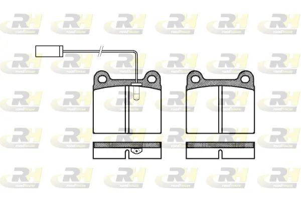 Brake Pad Set, disc brake (2006.91)