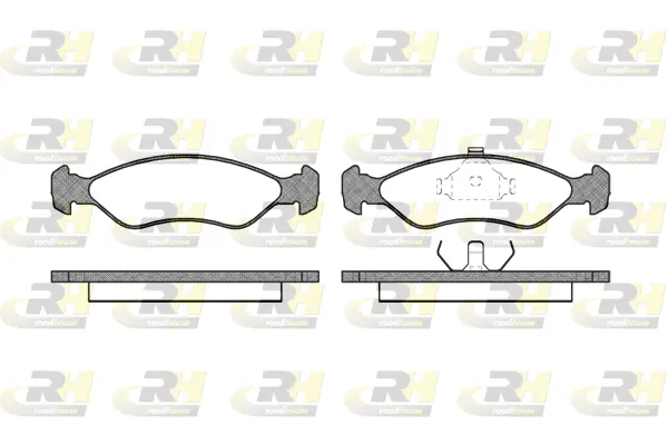 Brake Pad Set, disc brake (2230.00)