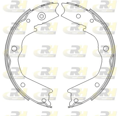 Brake Shoe, parking brake (4482.00)
