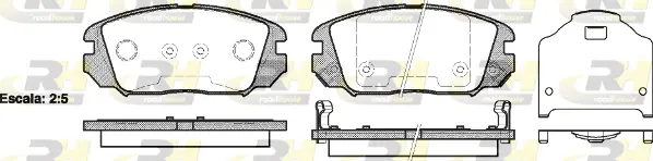 Brake Pad Set, disc brake (21204.02)