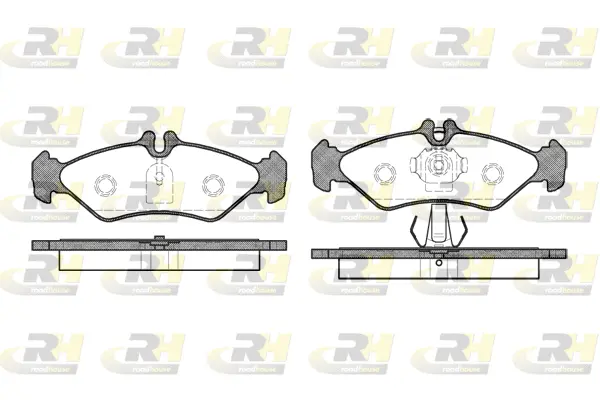 Brake Pad Set, disc brake (2579.00)