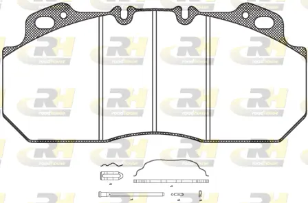 Brake Pad Set, disc brake (JSX 2622.30)