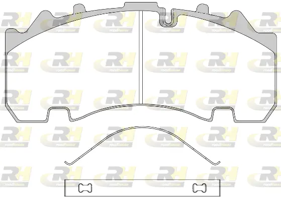 Brake Pad Set, disc brake (JSX 21554.00)