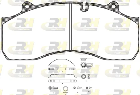 Brake Pad Set, disc brake (JSX 21073.80)