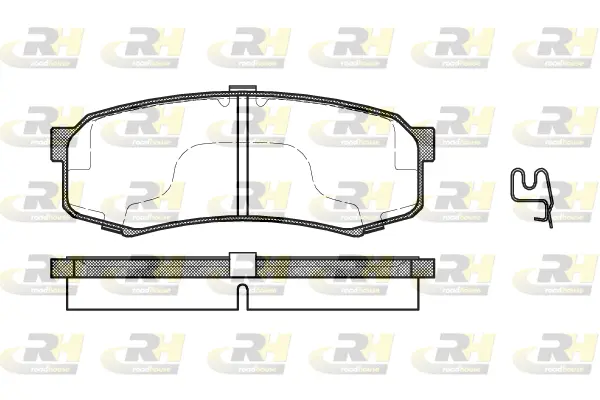 Brake Pad Set, disc brake (2413.04)