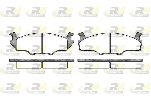 Brake Pad Set, disc brake (2121.10)