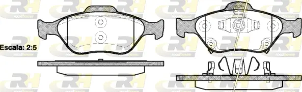 Brake Pad Set, disc brake (2766.12)
