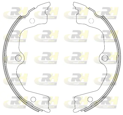 Brake Shoe, parking brake (4626.00)