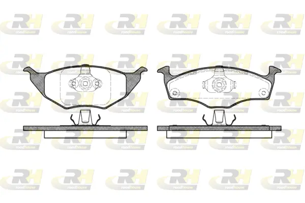 Brake Pad Set, disc brake (2718.00)