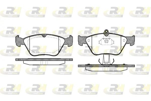 Brake Pad Set, disc brake (2468.00)