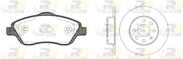 Brake Kit, disc brake (8774.05)