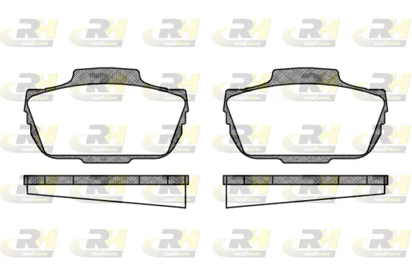 Brake Pad Set, disc brake (2055.00)