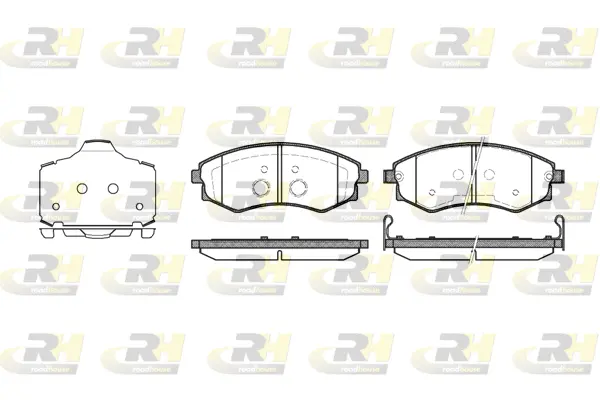Brake Pad Set, disc brake (2318.03)