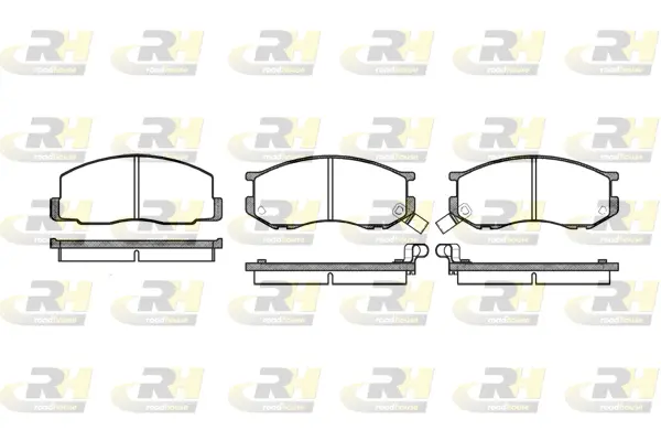 Brake Pad Set, disc brake (2187.02)