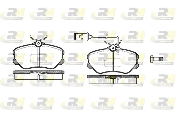 Brake Pad Set, disc brake (2303.12)