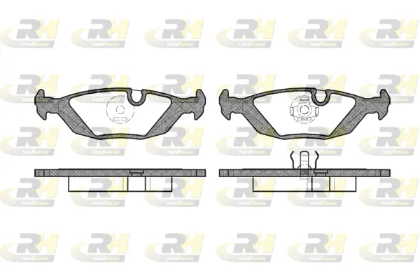 Brake Pad Set, disc brake (2155.00)