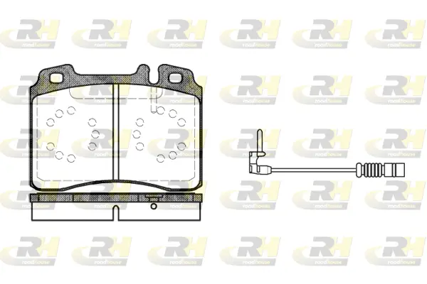 Brake Pad Set, disc brake (2379.12)