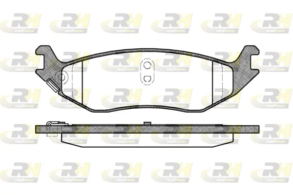 Brake Pad Set, disc brake (2885.04)