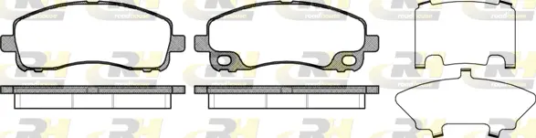 Brake Pad Set, disc brake (21338.00)