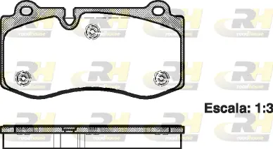 Brake Pad Set, disc brake (21202.00)