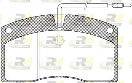 Brake Pad Set, disc brake (JSX 2505.40)