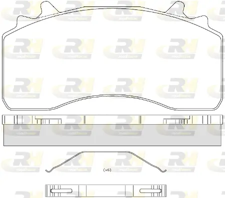 Brake Pad Set, disc brake (JSX 21526.00)