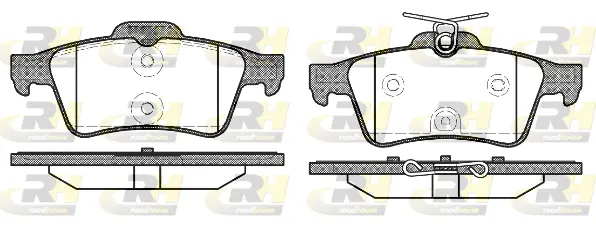 Brake Pad Set, disc brake (2842.40)