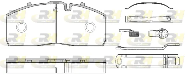 Brake Pad Set, disc brake (JSX 21790.80)