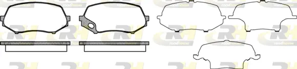 Brake Pad Set, disc brake (21337.00)