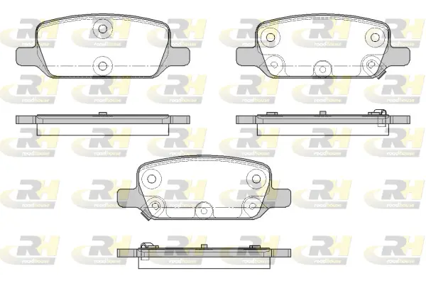 Brake Pad Set, disc brake (21917.02)