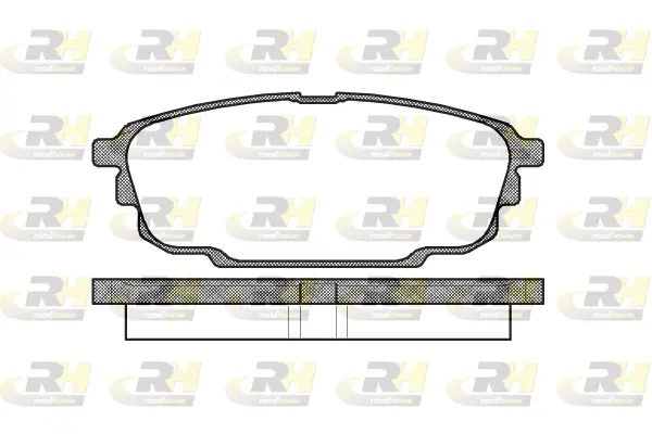 Brake Pad Set, disc brake (2851.00)