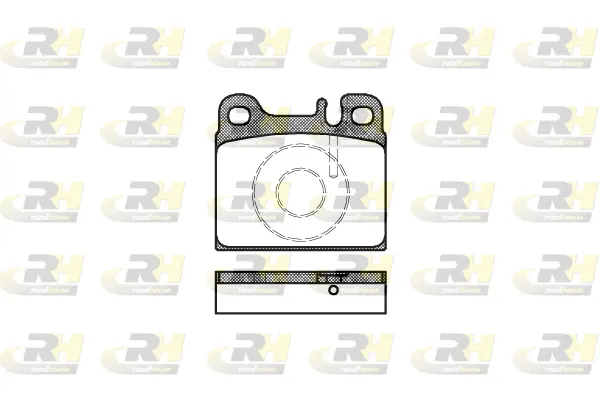 Brake Pad Set, disc brake (2006.88)
