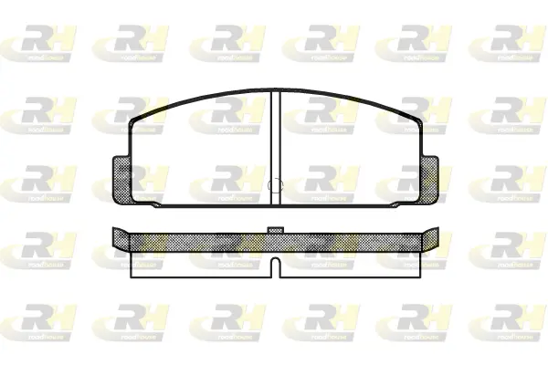 Brake Pad Set, disc brake (2100.00)