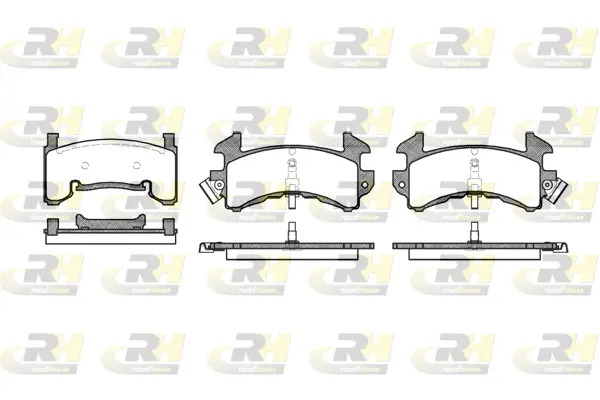 Brake Pad Set, disc brake (2515.00)