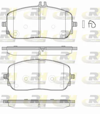 Brake Pad Set, disc brake (21826.00)