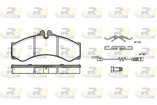 Brake Pad Set, disc brake (2614.02)