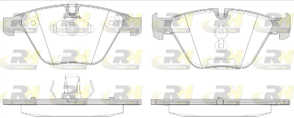 Brake Pad Set, disc brake (2857.50)