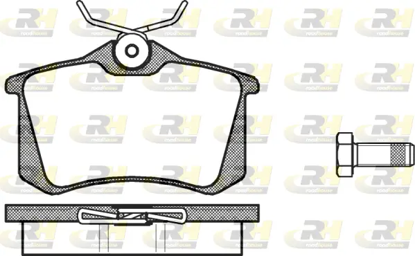 Brake Pad Set, disc brake (2263.00)