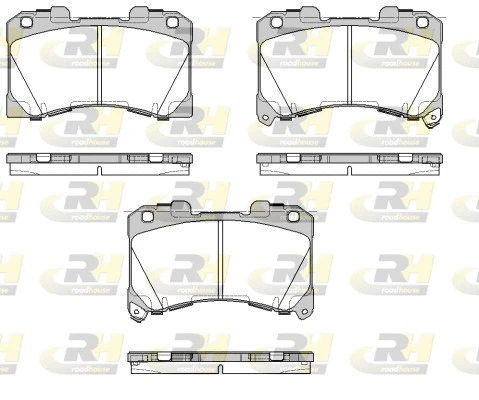 Brake Pad Set, disc brake (21955.02)