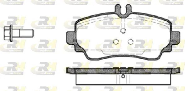Brake Pad Set, disc brake (2650.00)