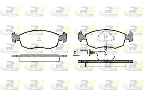 Brake Pad Set, disc brake (2172.02)