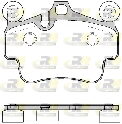 Brake Pad Set, disc brake (2773.20)