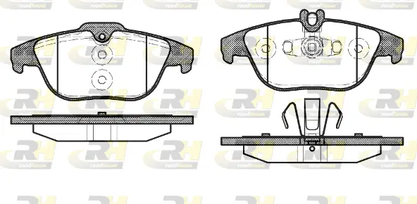 Brake Pad Set, disc brake (21305.20)