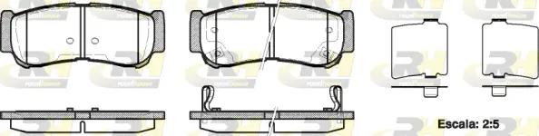 Brake Pad Set, disc brake (21239.02)